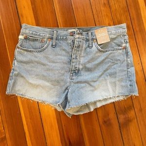 Madewell relaxed denim shorts - nwt